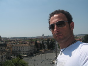 Fabio a Piazza del Popolo